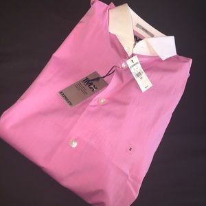Express 1MX Fitted Dress Shirt