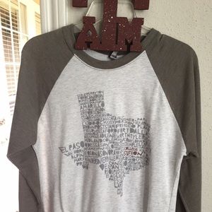 College Station baseball tee- M