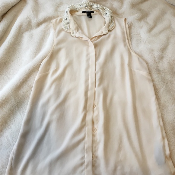 Forever21 jewel sleeveless shirt