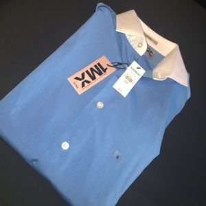 Express 1MX Fitted Dress Shirt