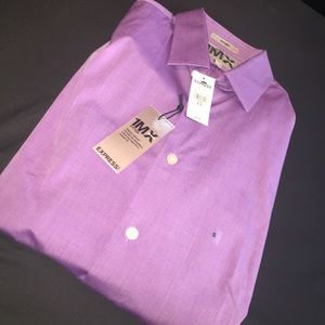 Express 1MX Fitted Dress Shirt
