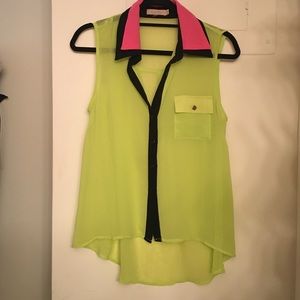 Neon going out top