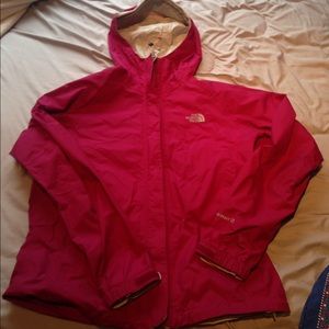 North face rain coat