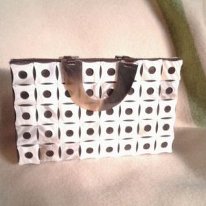 Unique mother of pearl handmade bag