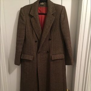 Vintage Long Oversized Wool Jacket