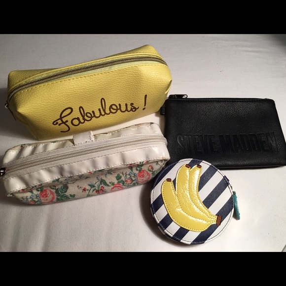 Little makeup and coin bags. All 4 for $8