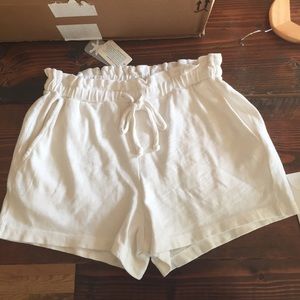 White Active Shorts