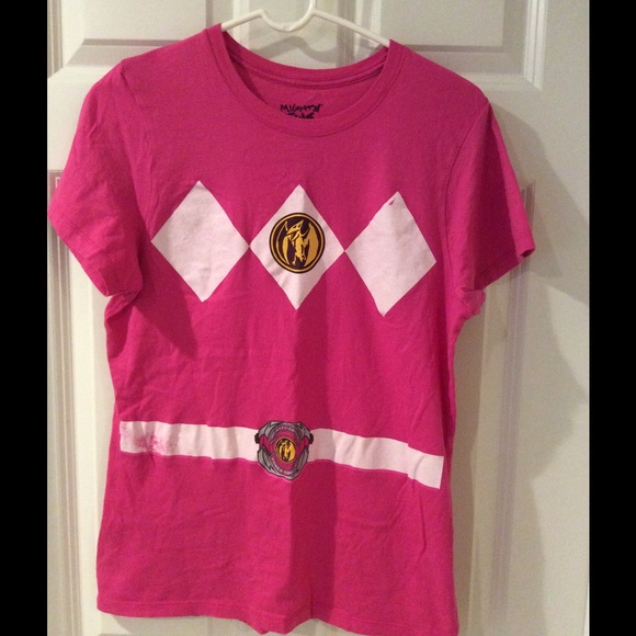 Pink Power Rangers tshirt