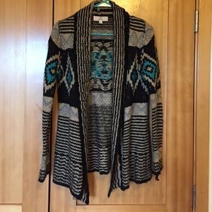 Patterned cardigan