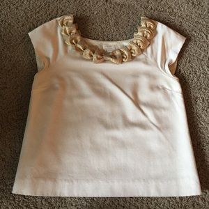 Kate Spade Gold Bow Blouse