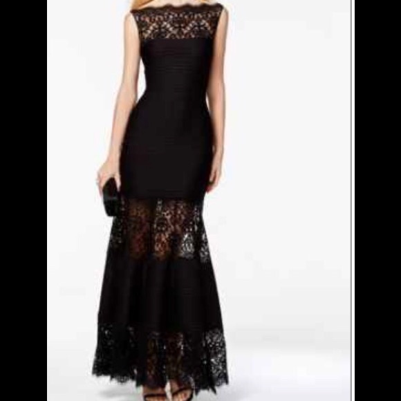 Tadashi Shoji lace gown
