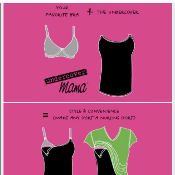 Undercover Mama Tops - Undercover mama nursing tank closeouts blue brown Undercover Mama Tops - Undercover mama nursing tank closeouts blue brown