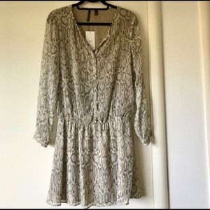 New! Mango Snakeskin Dress