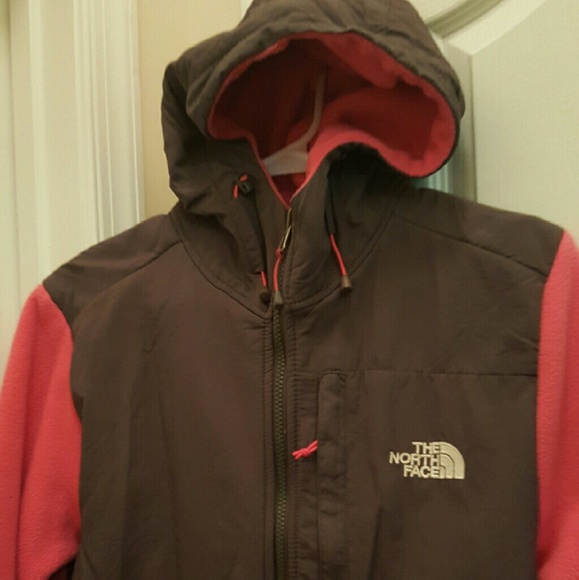 North Face Denali Women's Pink and Gray