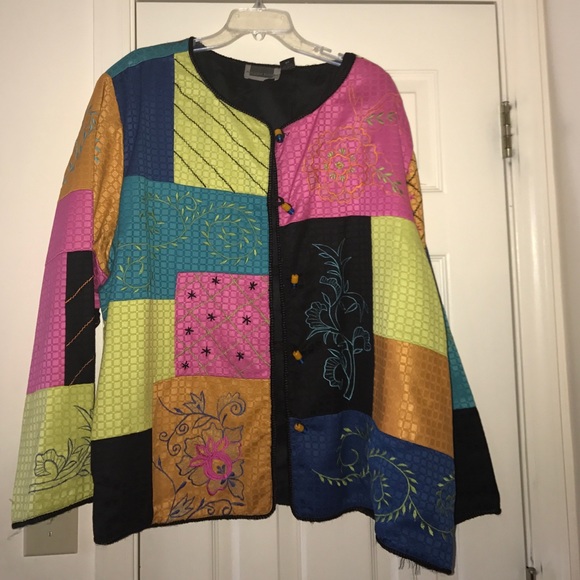 Multi-color Plus jacket