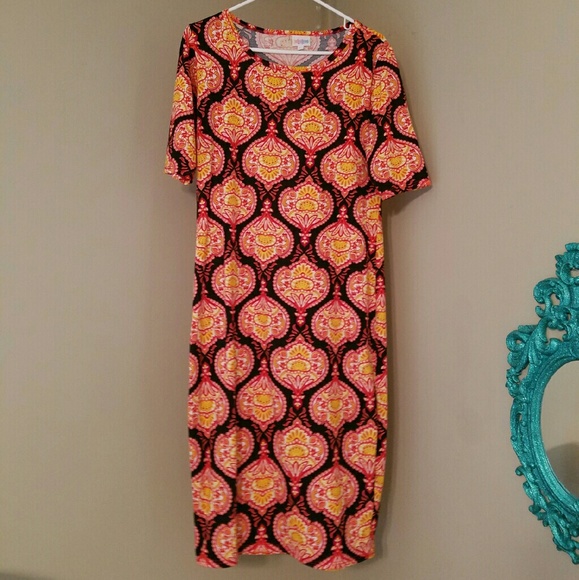 LuLaRoe Julia Dress size L