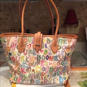 Dorney and Bourke beach leather tote