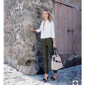 Fall staple! J.Crew Ryder pants in chocolate brown