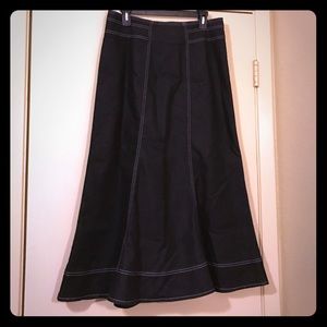 Awesome full denim skirt, only worn twice, size 10