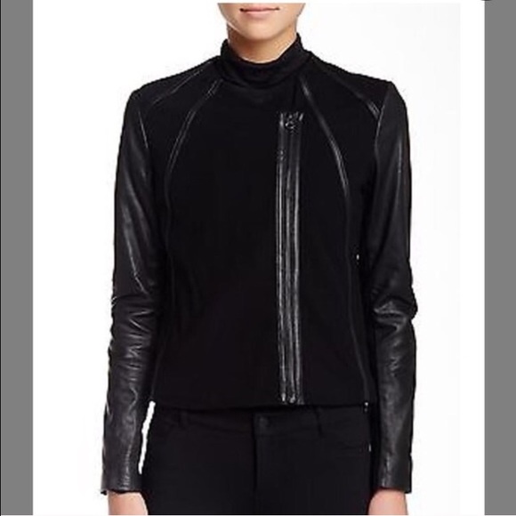 Vince Leather Point Jacket