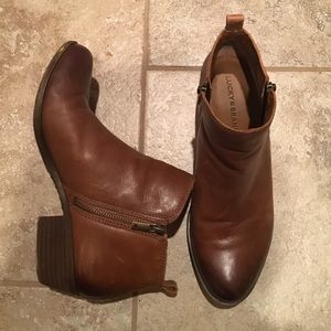 Lucky Brand leather booties