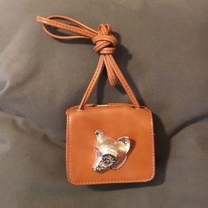 Small Ecote leather Fox crossbody purse🐺