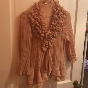 Dressy Chiffon ruffled blouse