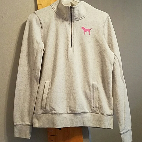 SOLD Victoria's secret PINK quarter zip