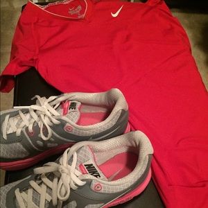 Nike shoes + Nike top for $9