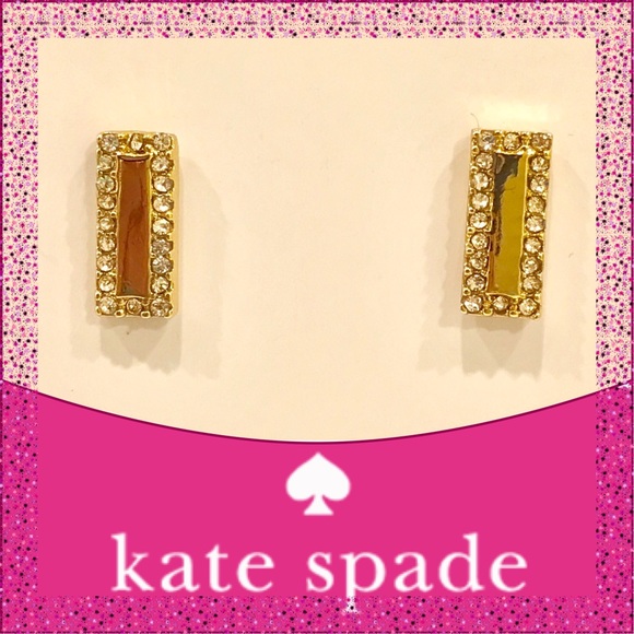 kate spade Jewelry - GIFTED Kate Spade ♠️ Gold Bar Earrings