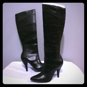 NEW black tall boots