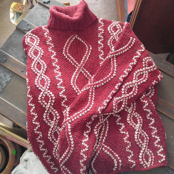 Banana Republic Wool Blend Fisherman Sweater - Picture 1 of 5