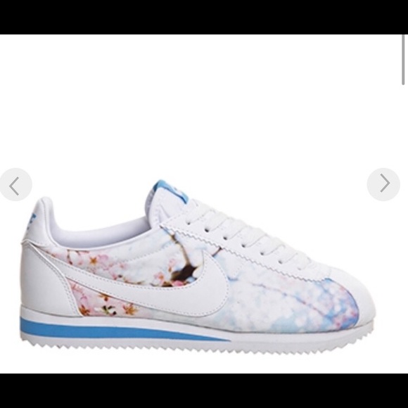 New Women's Nike Cherry Blossom Cortez Sneakers - Picture 2 of 8