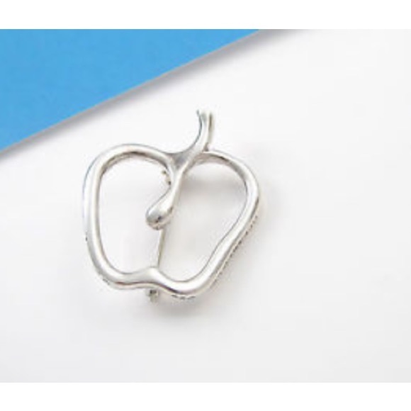 Tiffany & Co. Peretti Stencil Silver Apple Beooch