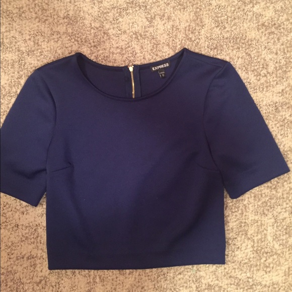 EUC Express royal blue crop too