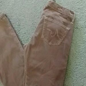 AG Adriano goldschmied Kiss tan corduroy pants 27