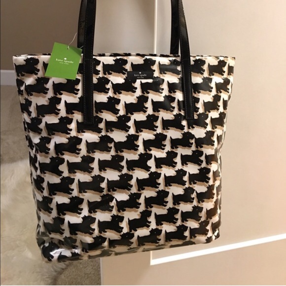 Kate Spade dog printed tote.