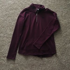 PINK Maroon Quarter/Half zip