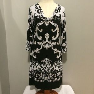 NWOT Drape neck WHBM dress