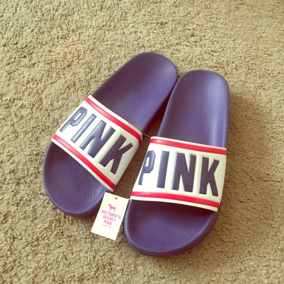 PINK Victoria's Secret Shoes - {Victoria Secret's} Sport Slides