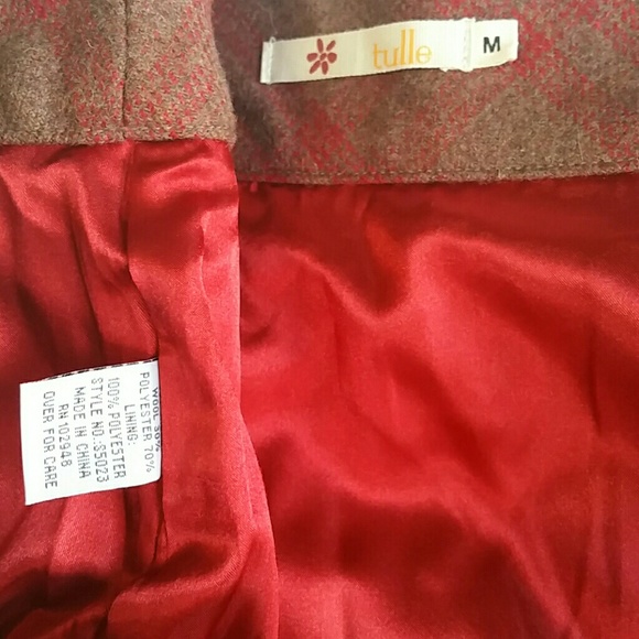 4/$30 Tulle Midi Wool Skirt - Picture 2 of 4