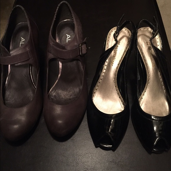 2 pair: Aldo + Naturalizer