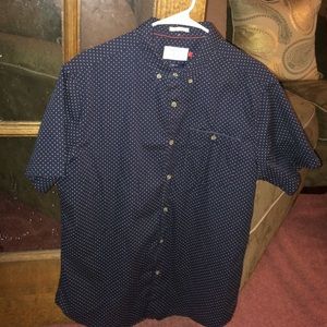 Denim & Flower short sleeve button-down