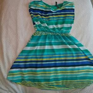 Striped flowy dress