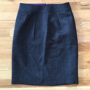 Black pencil skirt
