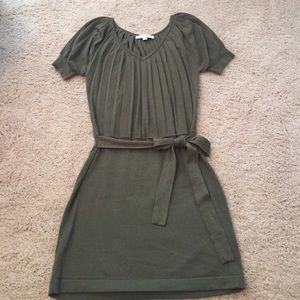 LOFT sage sweater dress