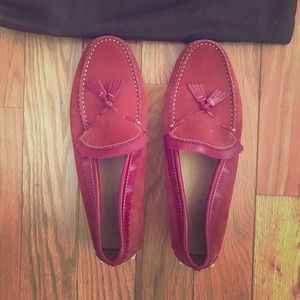 Red Tod's Driving Loafers