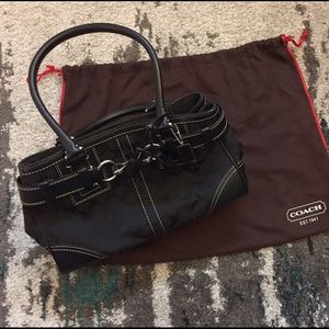 Authentic black Coach bag