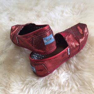 Red Sparkly Toms