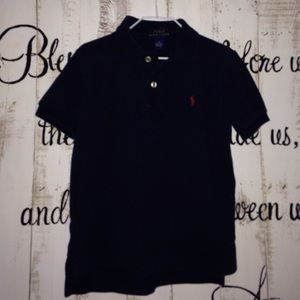Polo navy with red polo man